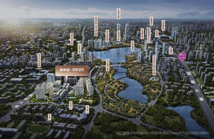 怡心湖 新希望锦粼湖院 户型图 销售热线-乐山搜狐焦点