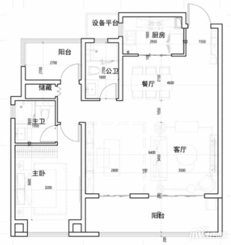 巢湖新华学府户型图图片