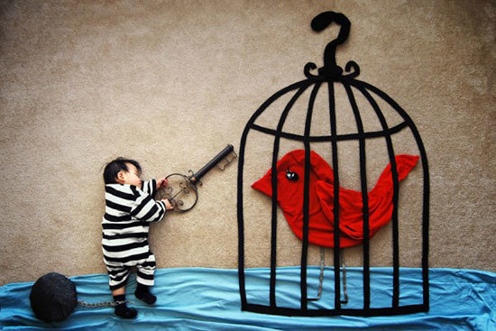 宝贝都去哪儿了? 22幅创意家居婴儿梦境写真