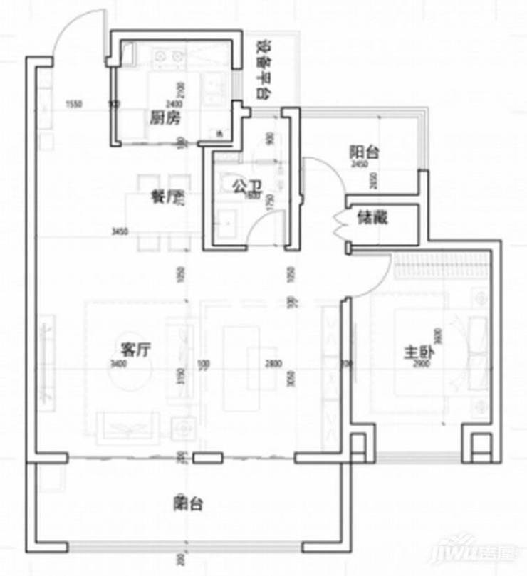 巢湖新华学府户型图图片