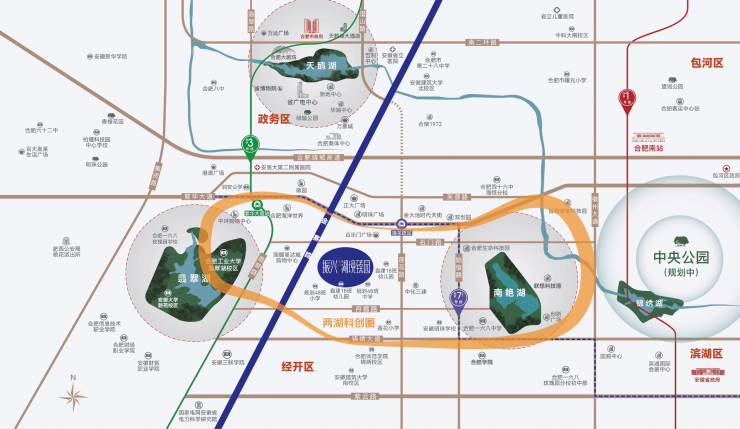 合肥振兴湖境臻园有地铁吗?交通出行与生活配套全梳理(图7)