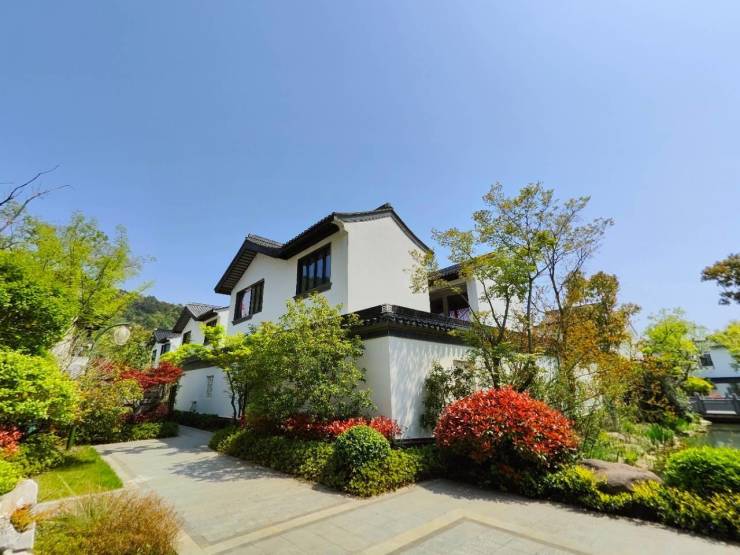 苏州天然居文化坞开发商售楼处园林山景背山面湖珍藏级独栋别墅