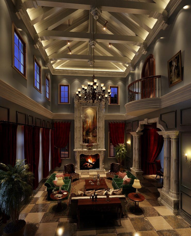 南京别墅装修设计之远洋lavie