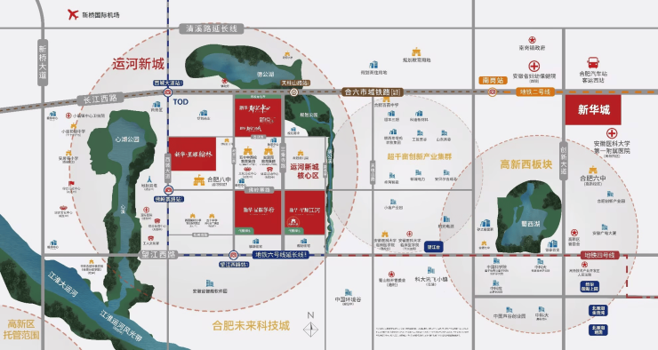 合肥新华星耀翰林售楼部电话号码营销中心位置(最新发布)(图3)