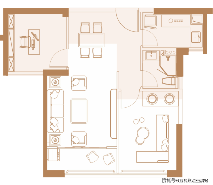 高實用率零過道設計,有效延展室內空間·l型廚房理想