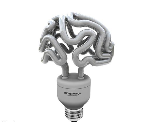 散发智慧的光芒 让大脑再发光的节能灯