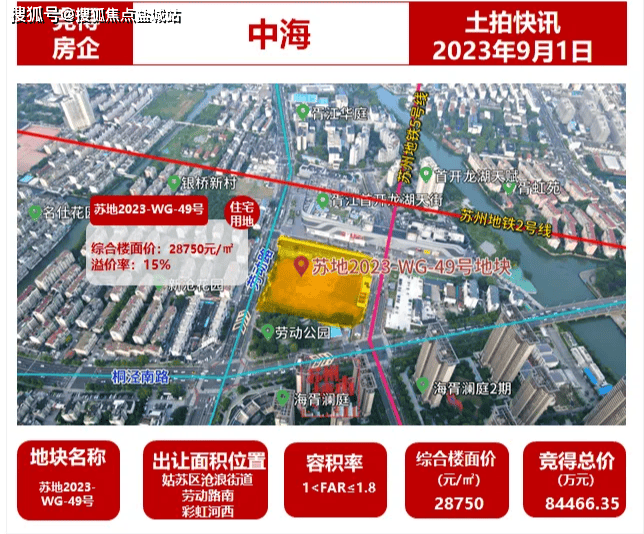 早前,中海已经在该板块开发了中海胥江府,中海凤凰熙岸等项目