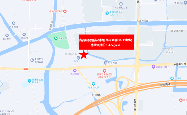 上海青浦新城地块项目拟规...