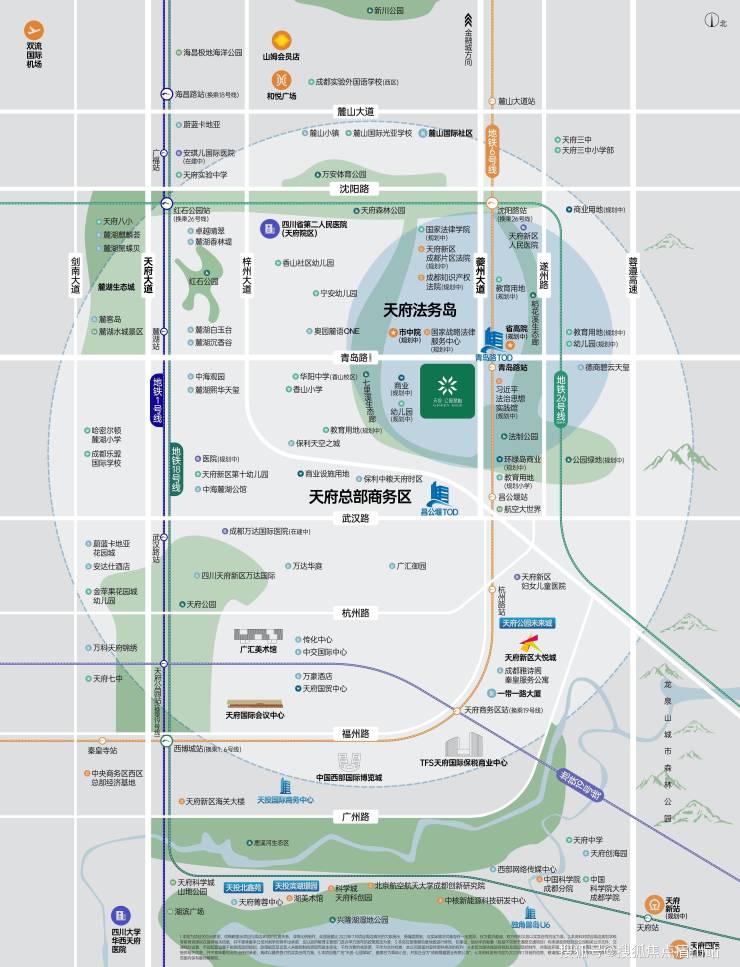 成都天投公園翠嶼售樓中心樓盤詳情6號線地鐵口看房請致電售樓處預約