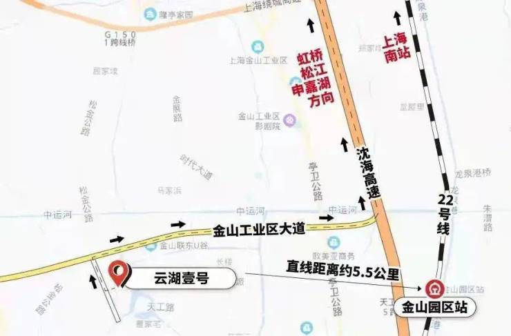 軌交方面:項目離軌交22號線金山園區站直線距離約5.