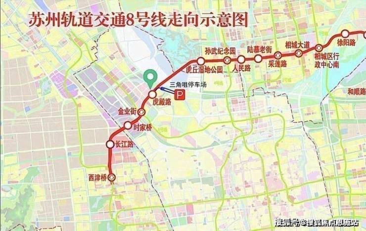 西环快速路通达苏州各区域,更有轨交8号线(虎殿路站