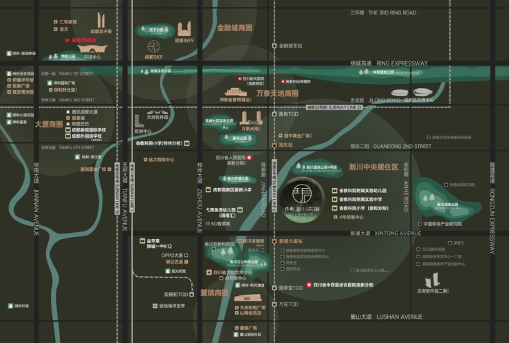 成都【保利新川天珺】售楼处电线月房价走势_户型大小参数_9月专属优惠_楼盘动态_828政策解读(图1)