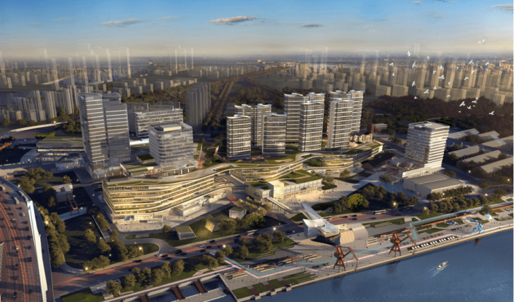 宝龙甬江一品(文创甬江城)大平层楼盘,作为宁波江北文创港核心板块的