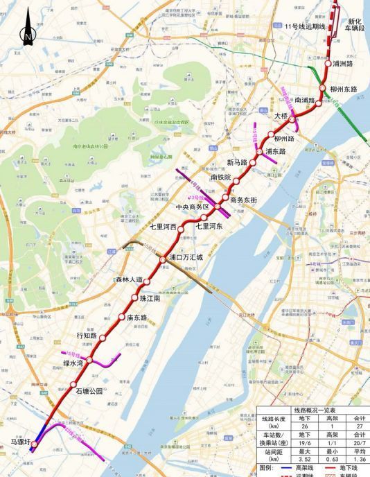 江北未来地铁线路将达到12条