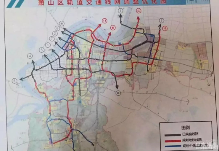 最新临浦衙前瓜沥等多个镇街未来或将通地铁