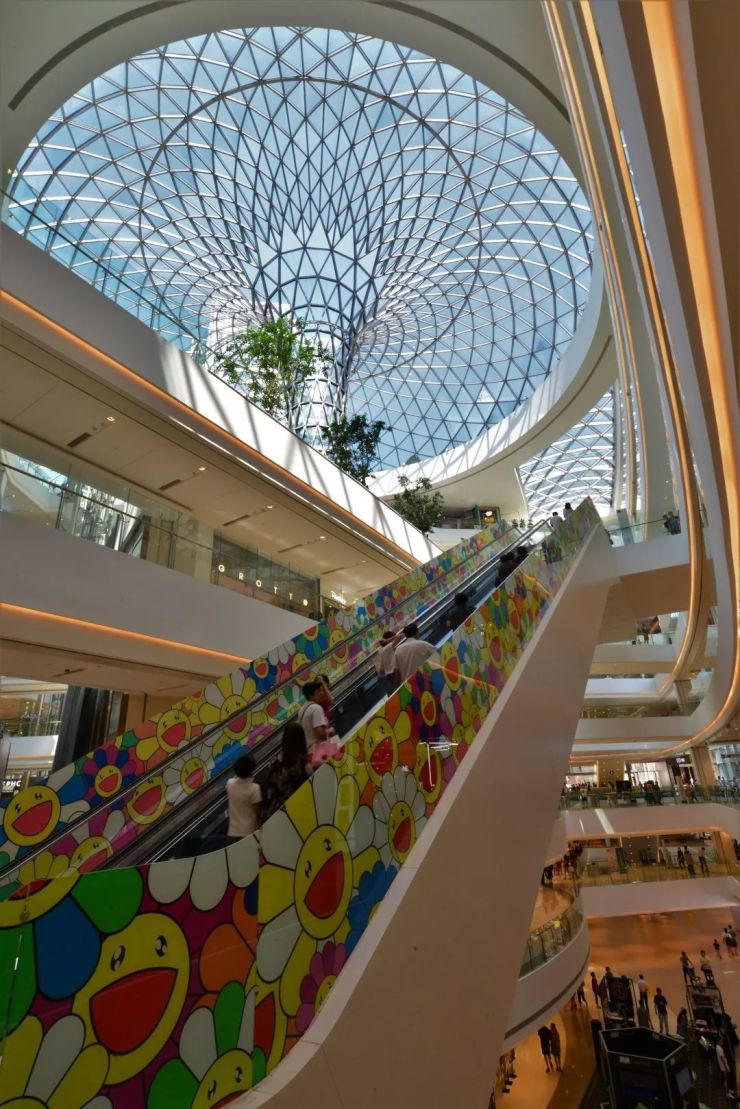 建筑设计luone设计沪上最大的室内花园中庭