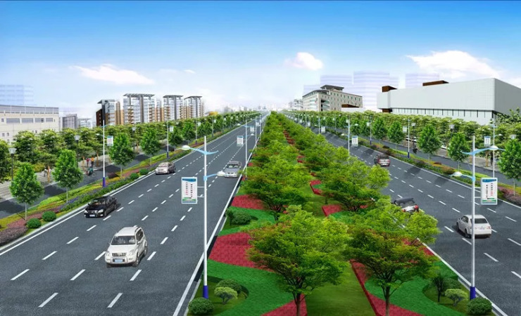 黄金大道(姜白路)道路建设项目下一步,临潼将对标综合交通枢纽