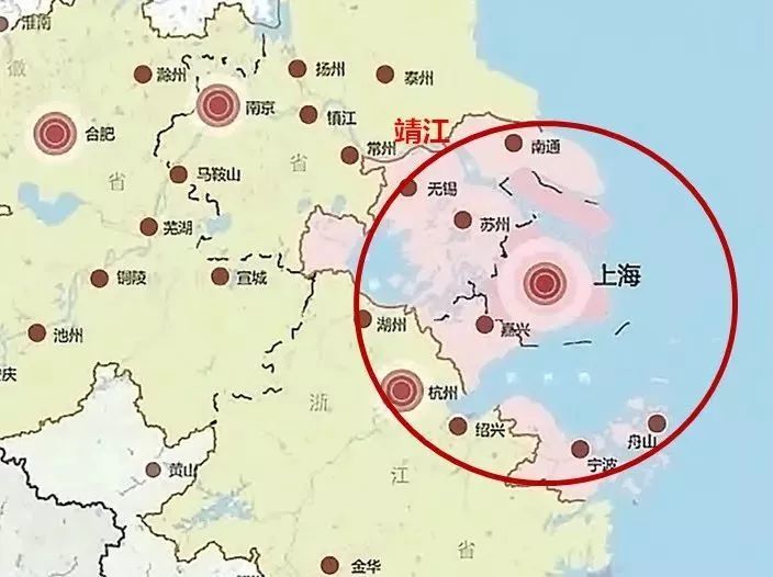 微靖江北沿江高鐵效應初顯上海第三機場或將建在上海與靖江之間