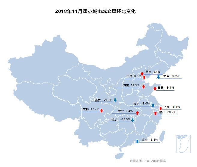房价跌幅扩散11月要城市数据详解