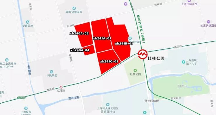 重磅徐汇区虹梅街道商住办地块总价98632亿出让