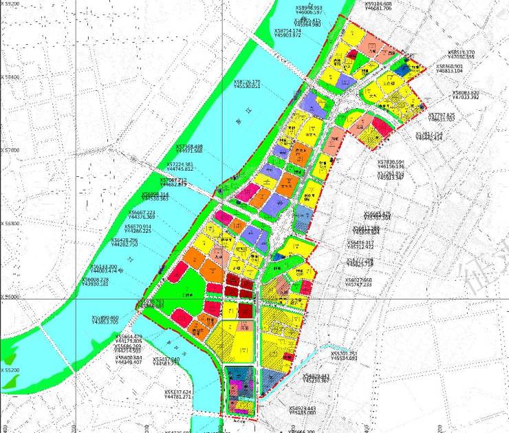 惠州水口中心区规划图图片