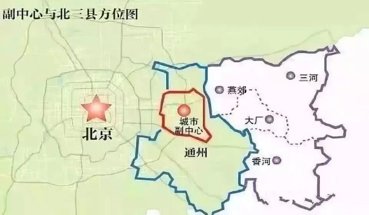 廊坊北三县地图全图图片