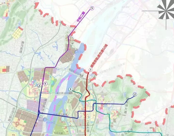 1号线北接南京s2线