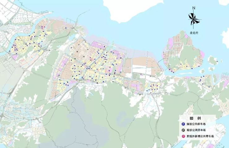 (北侖片公共停車場規劃佈局示意圖)5公共停車本次公共停車場規劃佈局