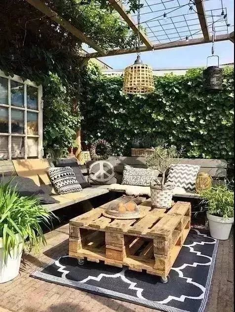 有方小院搭个凉棚就是最美好的夏天