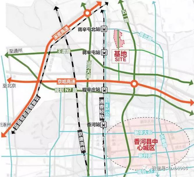 香河县规划图2020图片
