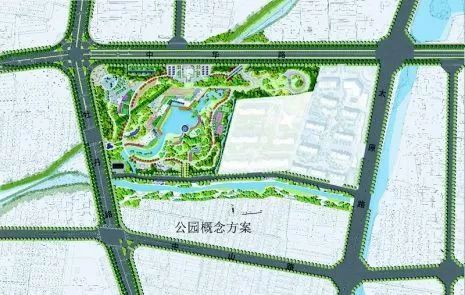 项目位于市中华路以南,牡丹路以东,洙水河以北,天泽园小区以西,占地