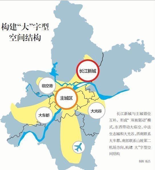 武漢城市佈局大字型春季前114個樓盤上市