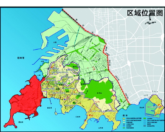 青岛市市南区发布四大片区控制性详细规划多组