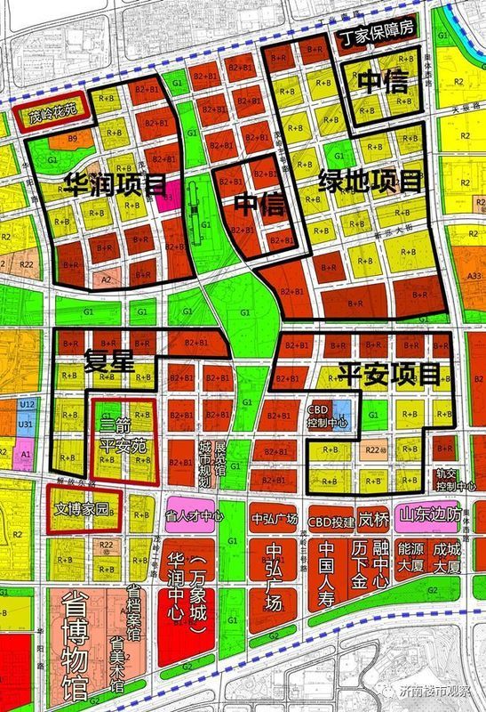 济南cbd道路规划图片