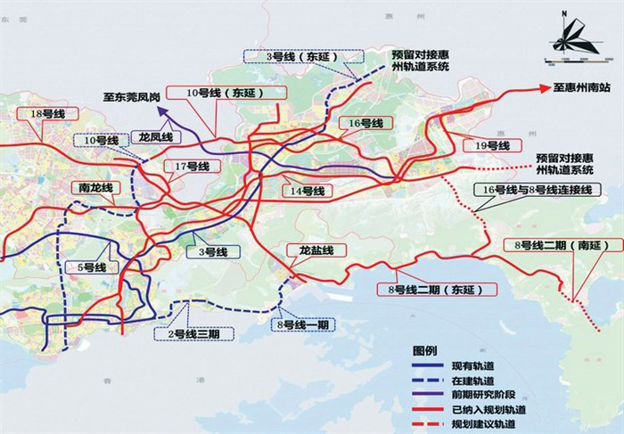 对于地铁14号线惠州段网友们深感忧虑